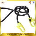 black elastic cord with plastic hook